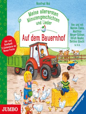 cover image of Meine allerersten Minutengeschichten und Lieder. Auf dem Bauernhof